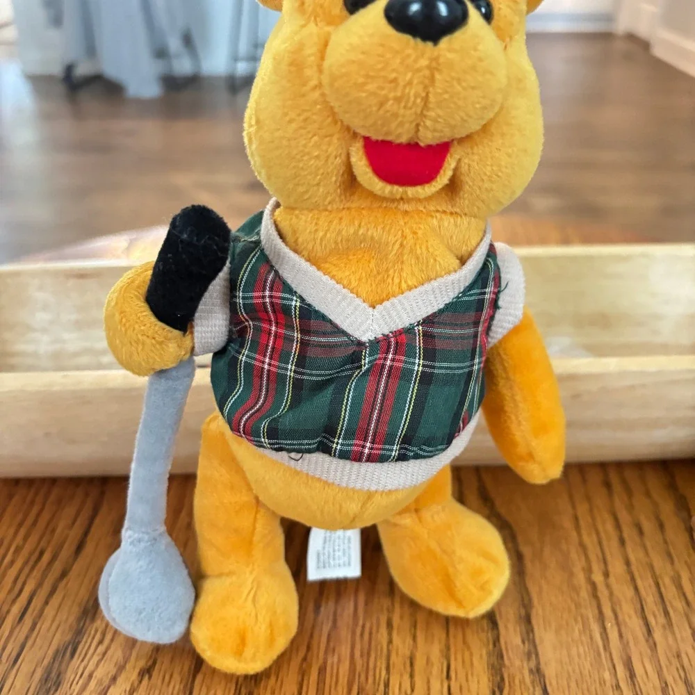 Disney Winnie the Pooh Golfer Plush 9 inch Walt Disney World